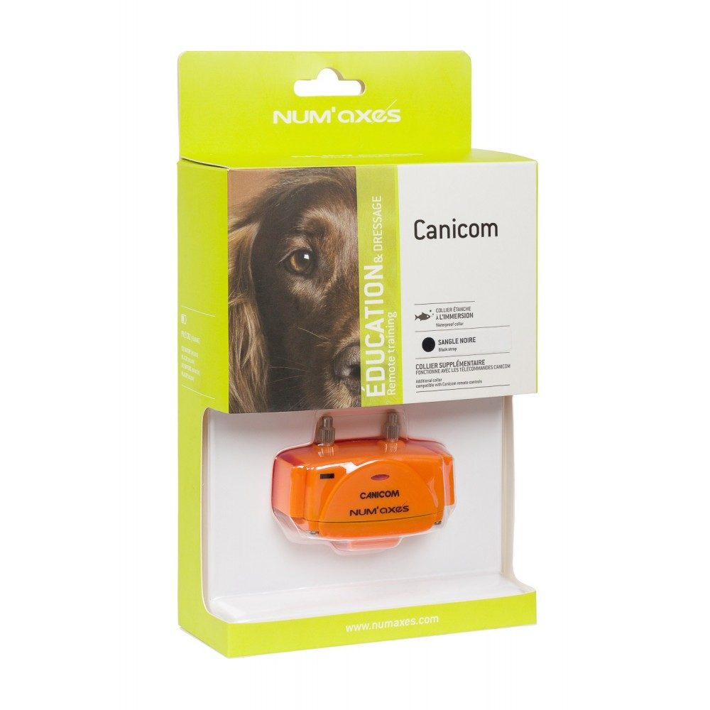 num-axes-canicom-orange-collier-de-dressage-additionnel image 2