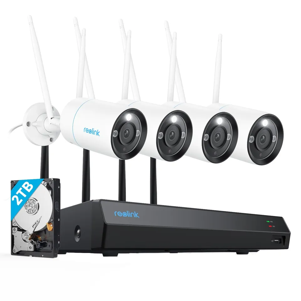 reolink-rln-12w-kit-cam-ra-surveillance-wifi-6-ext-rieure-4k-nvr-2-to image 1