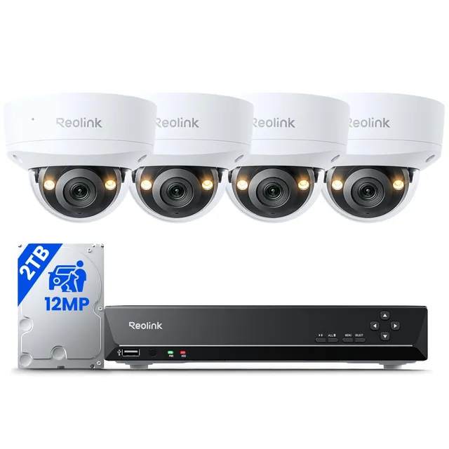 reolink-rlk8-1200v4-kit-cam-ra-ext-rieure-poe-12mp-grand-angle-145-nvr-2-to image 1