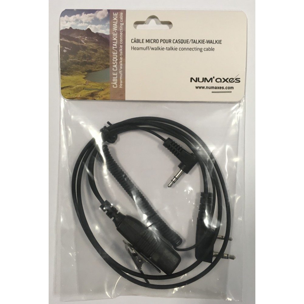 num-axes-c-ble-micro-cravate-ptt-jack-3-5-mono-pour-casque-talkie-walkie image 1