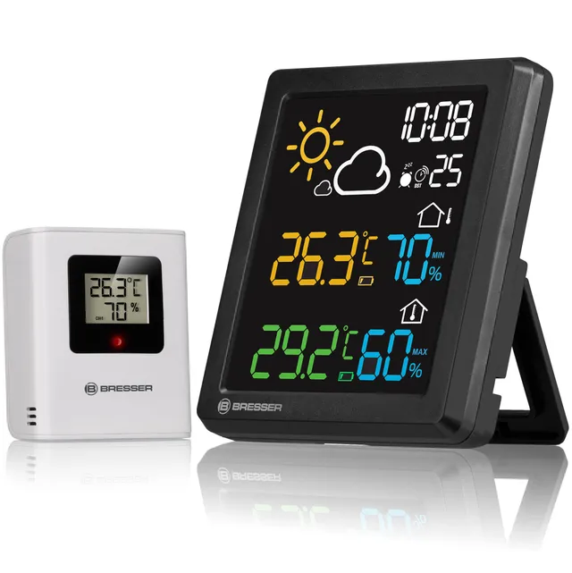 bresser-meteocast-pico-station-m-t-o-couleur-noire-avec-capteur-thermo-hygro image 1