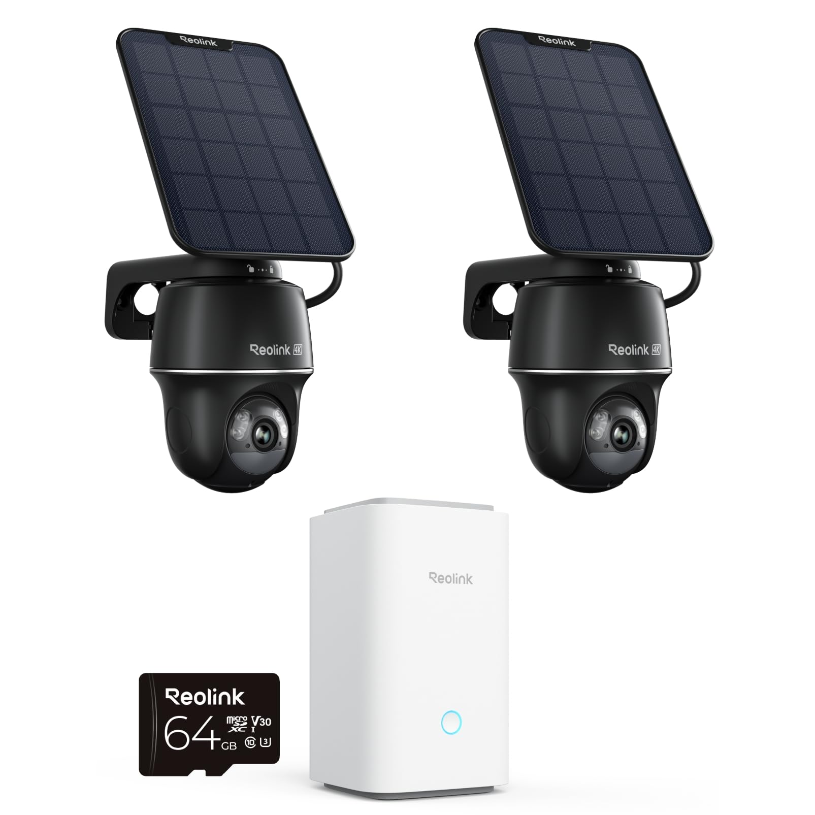 reolink-argus-pt-ultra-sp-kit-2-1-2-cam-ras-solaires-4k-wifi-6-home-hub image 1