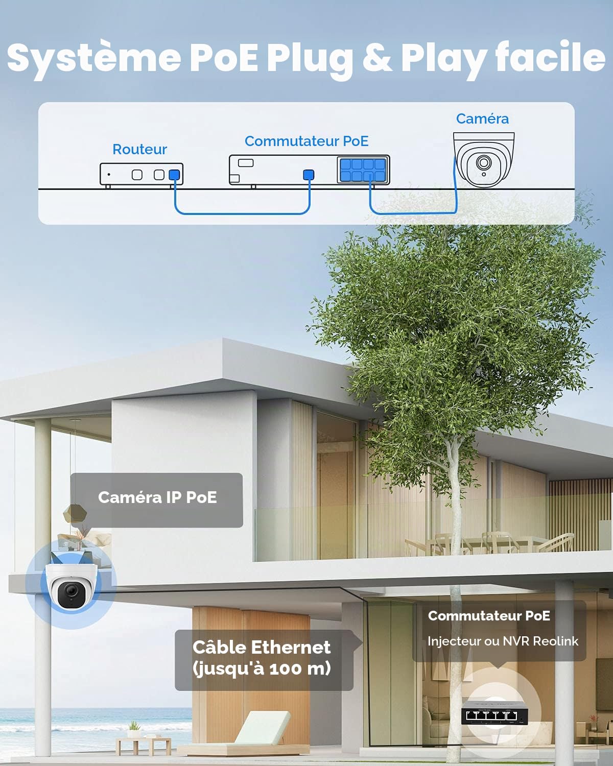 reolink-rlc-520-5mp-cam-ra-de-surveillance-ext-rieure-poe-d-me-5mp-ir-30m-ip66 image 6