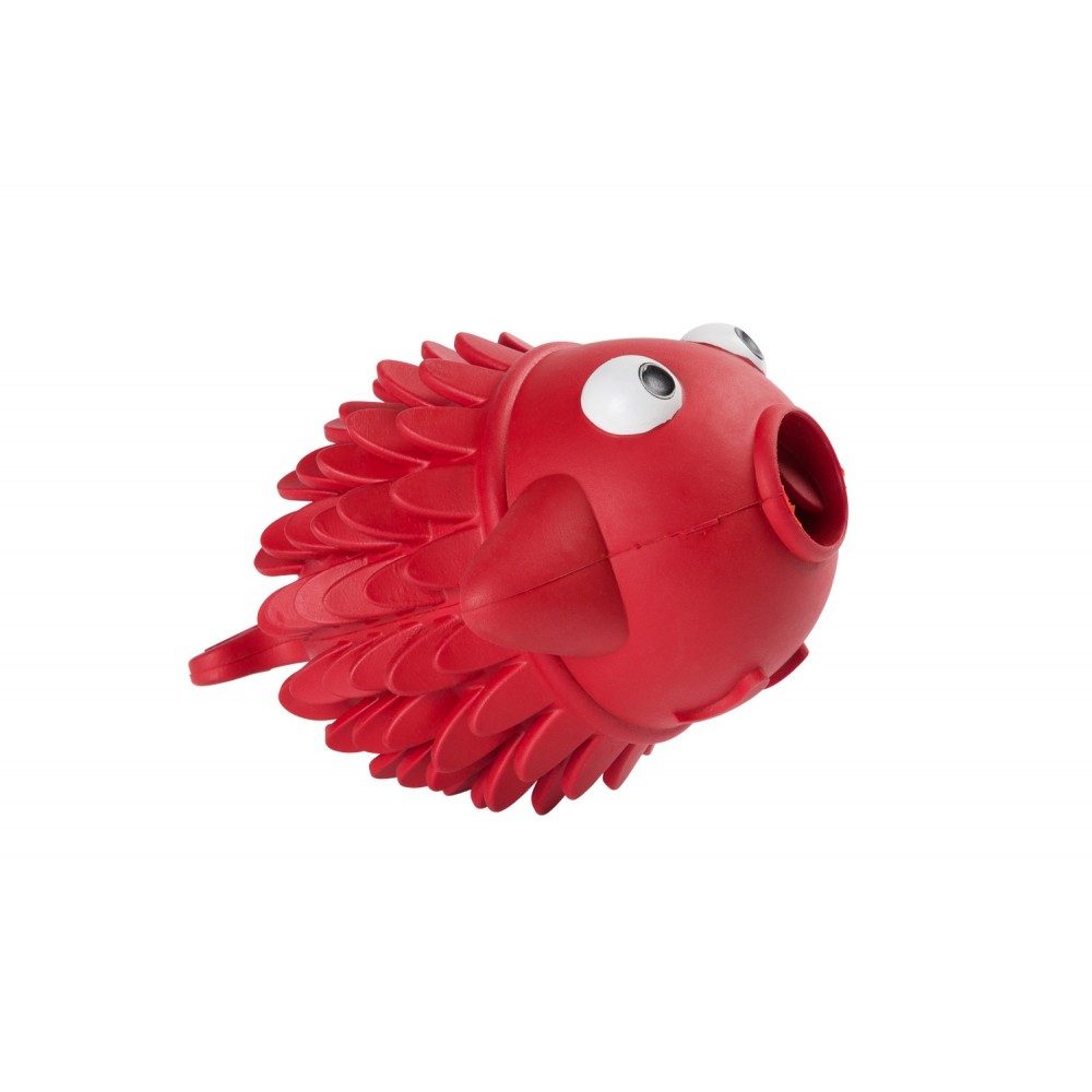 num-axes-fish-jouet-distributeur-de-friandises-pour-chien-en-caoutchouc-naturel image 1