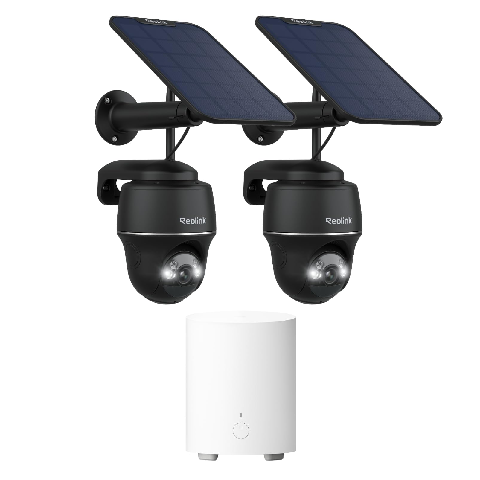 reolink-argus-pt-sp-kit-2-1-2-cam-ras-solaires-5mp-360-home-hub-mini image 1