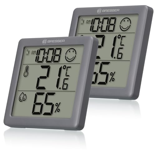 bresser-climate-smile-lot-de-2-thermo-hygrom-tres-smiley-poser-ou-fixer-au-mur-h image 8