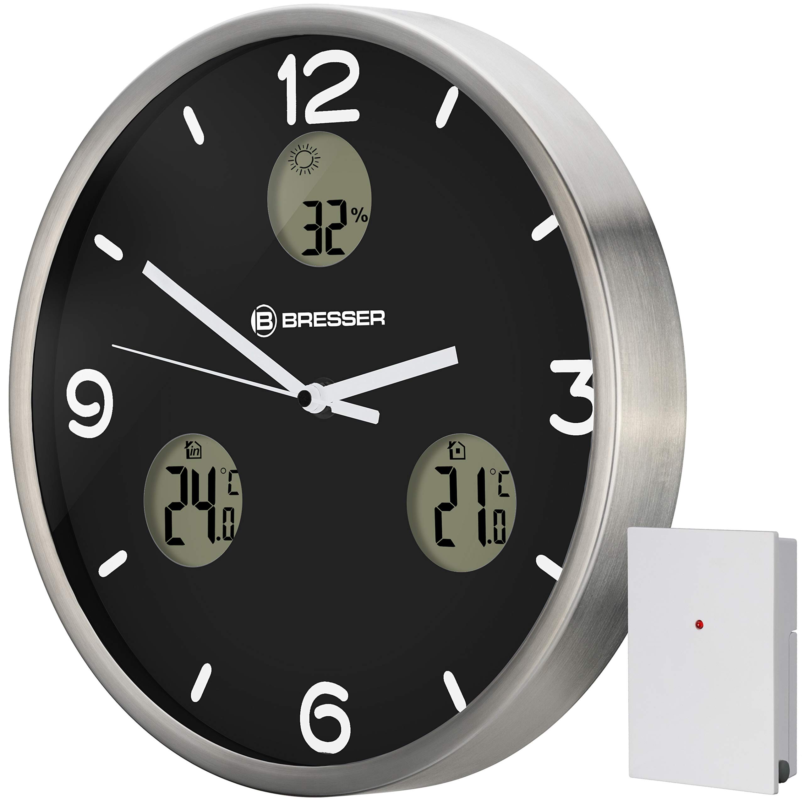 bresser-mytime-io-nx-horloge-murale-radio-pilot-e-30-cm-avec-thermo-hygrom-tre-n image 1